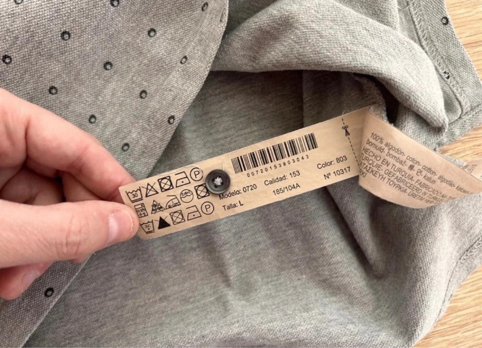 Polo gris Massimo Dutti – photo 6